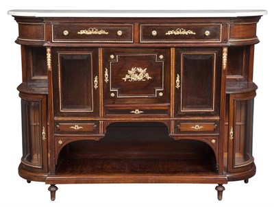 Lot 149 - Louis XVI Style Gilt-Metal Mounted Mahogany...
