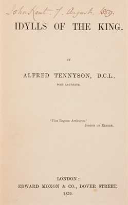 Lot 403 - TENNYSON, ALFRED (Lord) Poems, Chiefly Lyrical....