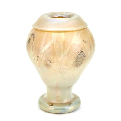 Lot 308 - Unsigned Iridescent Art Glass Vase Height 5...