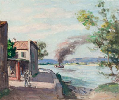 Lot 30 - Albert Andre French, 1869-1954 Le Rhone a...
