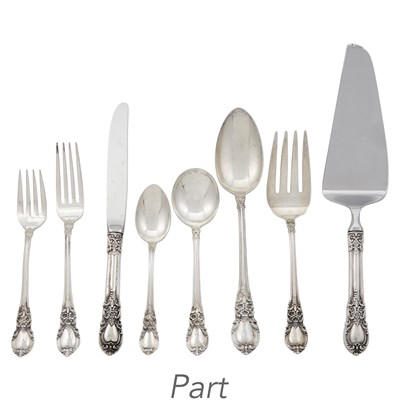 Lot 178 - Lunt Sterling Silver American Victorian...