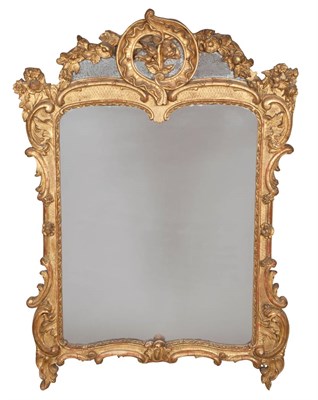 Lot 339 - Continental Rococo Style Giltwood Mirror...