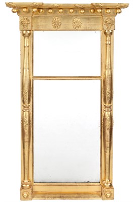 Lot 151 - Classical Giltwood and Composition Pier Mirror...