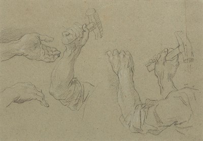 Lot 50 - Continental School 18th Century Five Studies...
