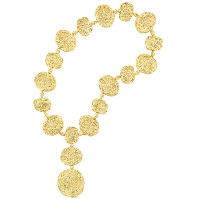 Lot 35 - Silver-Gilt Belt-Necklace, Cartier