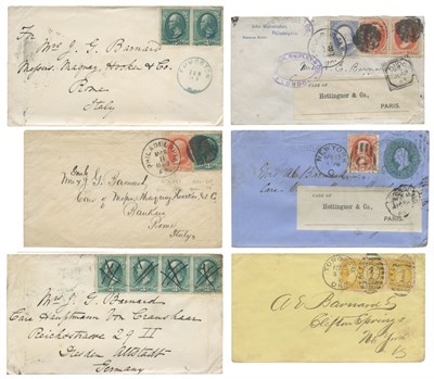 Lot 1034 - United States Barnard Postal History Group...