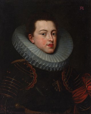 Lot 24 - Follower of Frans Pourbus Portrait of...
