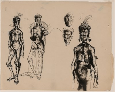 Lot 163 - Pavel Tchelitchew Russian, 1898-1957 (i)...