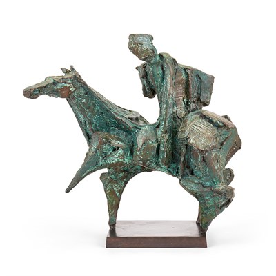 Lot 168 - George Weil Austrian, b. 1938 Horse & Rider II...