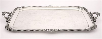Lot 231 - Victorian Sterling Silver Two-Handled Tray...