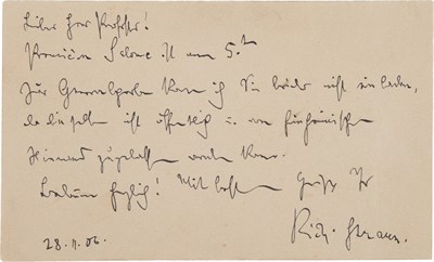 Lot 90 - [MUSIC AUTOGRAPHS] Late 19th-early 20th...
