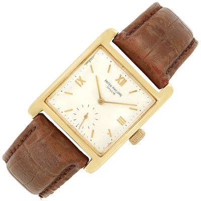 Lot 119 - Gentleman's Gold Wristwatch, Patek Philippe, Ref. 2433