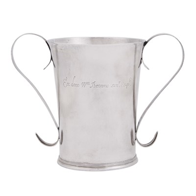 Lot 177 - American Silver Two-Handled Cup John Coney,...