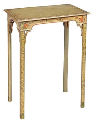 Lot 148 - George III Painted Table/Stand The rectangular...