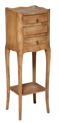 Lot 362 - Continental Stained Walnut Bedside Cabinet...