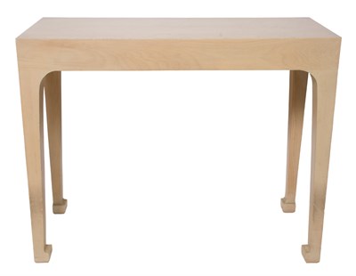 Lot 286 - Pickled Wood Console After Billy Baldwin...