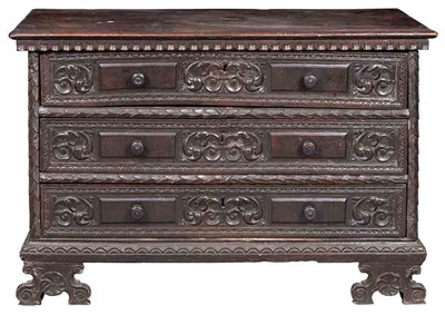 Lot 384 - Italian Renaissance Walnut Commode 16th/17th...