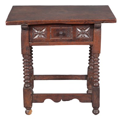 Lot 468 - English Joined Walnut Table 17th Century The...