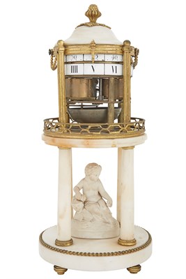 Lot 391 - Louis XVI Gilt-Bronze-Mounted White Marble...