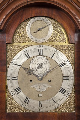 Lot 291 - George III Brass-Inlaid Mahogany Long Case...