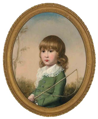 Lot 33 - English School 18th/19th Century Boy with a...