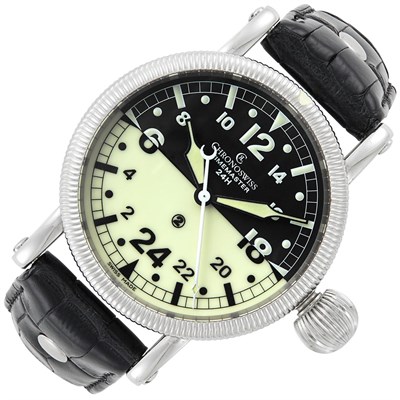 Lot 144 - Gentleman's Stainless Steel 'Timemaster 24H' Wristwatch, ChronoSwiss