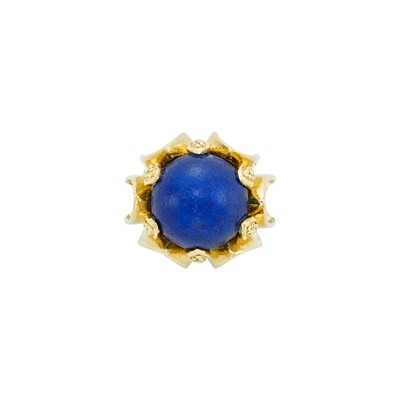 Lot 357 - Gold and Lapis Ring