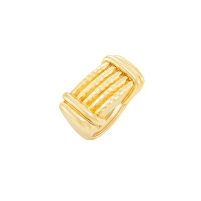 Lot 330 - Hammered Gold Ring, Andrew Clunn