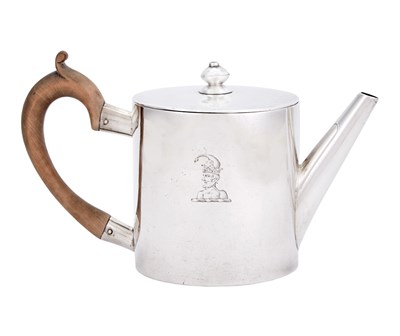 Lot 181 - American Silver Teapot Joseph Anthony, Jr.,...