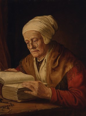 Lot 25 - Dutch School 17th Century A Woman Reading a...