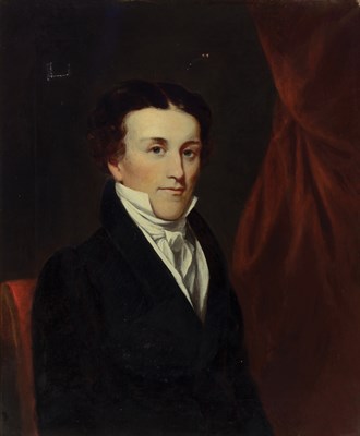 Lot 78 - English School 19th century Portrait of a...