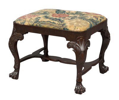 Lot 280 - Irish George II Needlework Upholstered...