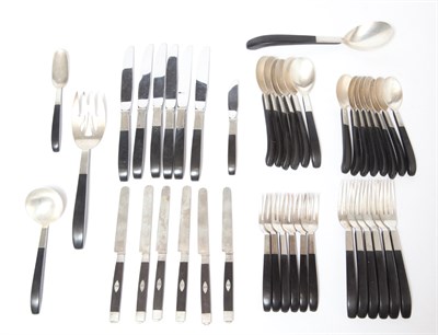 Lot 351 - Lunt Sterling Silver and Nylon Contrast...