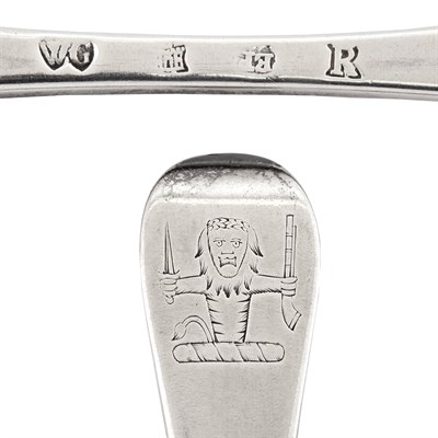 Lot 201 - Set of Twelve George I Sterling Silver Table...
