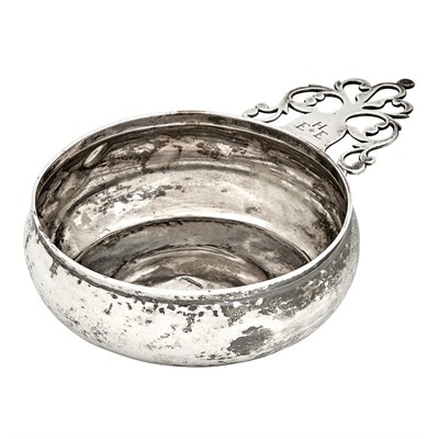 Lot 180 - American Silver Porringer Thomas Edwards,...