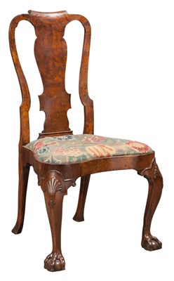 Lot 284 - George II Figured Walnut Needlework...