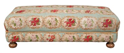 Lot 138 - Victorian Needlework Upholstered Ottoman The...