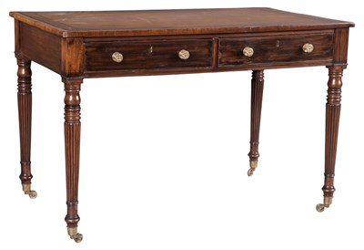 Lot 185 - Regency Mahogany Writing Table In the manner...