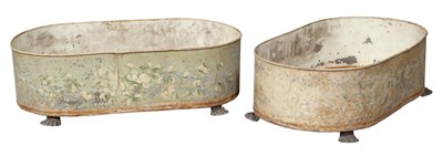 Lot 166 - Pair of Continental Tôle-Peinte Jardinières...