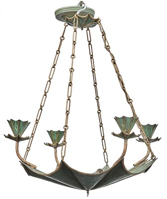 Lot 141 - Two Regency 'Brighton Pavilion' Style Painted...