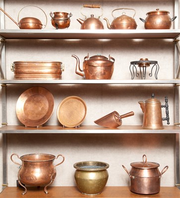 Lot 280 - Group of Miscellaneous Copper Cookware...