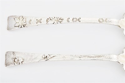 Lot 273 - Pair Tiffany & Co. Sterling Silver Lap Over...