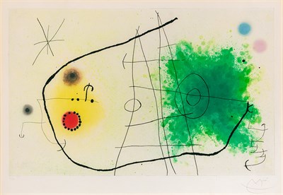 Lot 151 - Joan Miró PARTIE DE CAMPAGNE I (D. 430) Color...