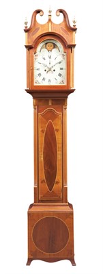 Lot 169 - Federal Inlaid Mahogany Tall Case Clock...