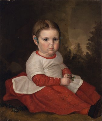 Lot 1 - American School 19th Century Portrait of a...