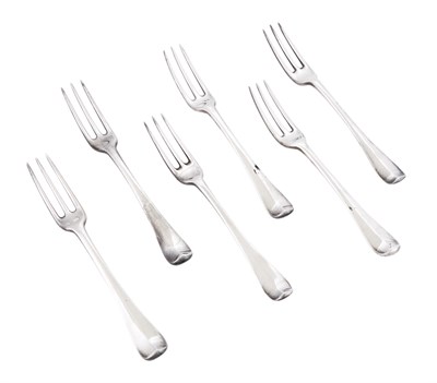 Lot 200 - Set of Four Queen Anne Sterling Silver Dinner...