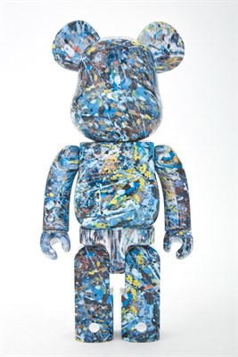 Lot 31 - After Jackson Pollock 400% Bearbrick, 2016...