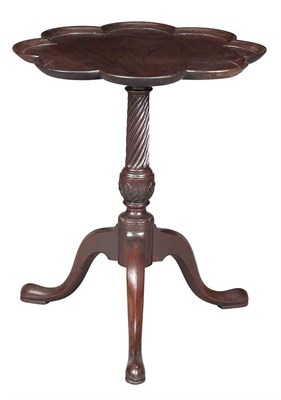 Lot 271 - George II Mahogany Tripod Table The circular...