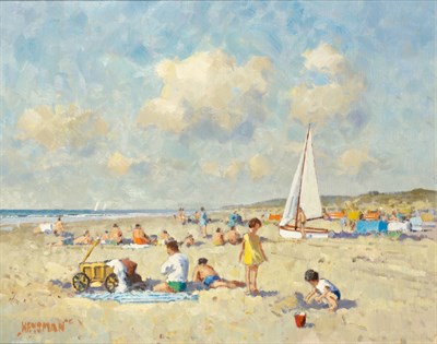 Lot 36 - Willem Heytmann Dutch, b. 1950 On the Beach...