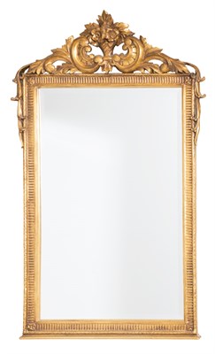 Lot 377 - Neoclassical Style Giltwood Mirror Height 42...